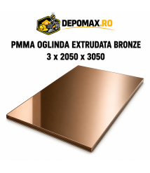 Oglinda acrilica PMMA Bronze extrudata 3 x 2050 x 3050 mm Oglinda acrilica PMMA Bronze extrudata 3 x 2050 x 3050 mm